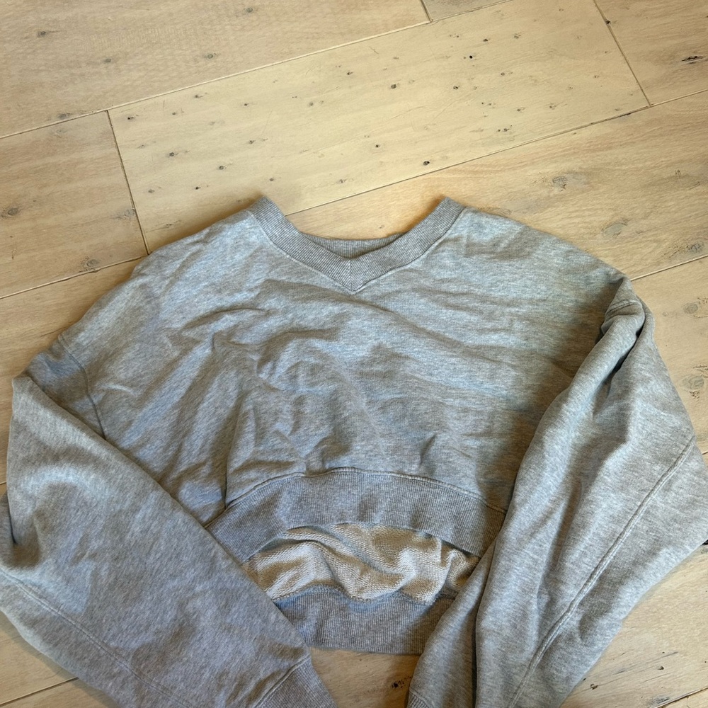 Aerie cropped crewneck